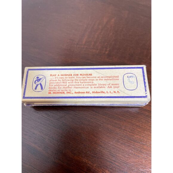 Vintage M. Hohner Marine Band Harmonica No. 1896 - Key Of C, Original Box - Picture 7 of 8